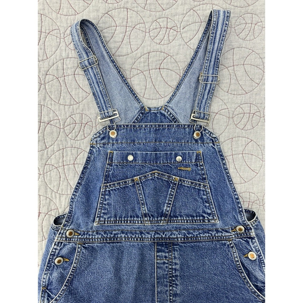 VTG 90s Rockies Relaxed Women's Denim Overalls / Size Large - Picture 3 of 13